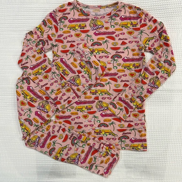 Posh Peanut x Barbie Matching Pajama Set